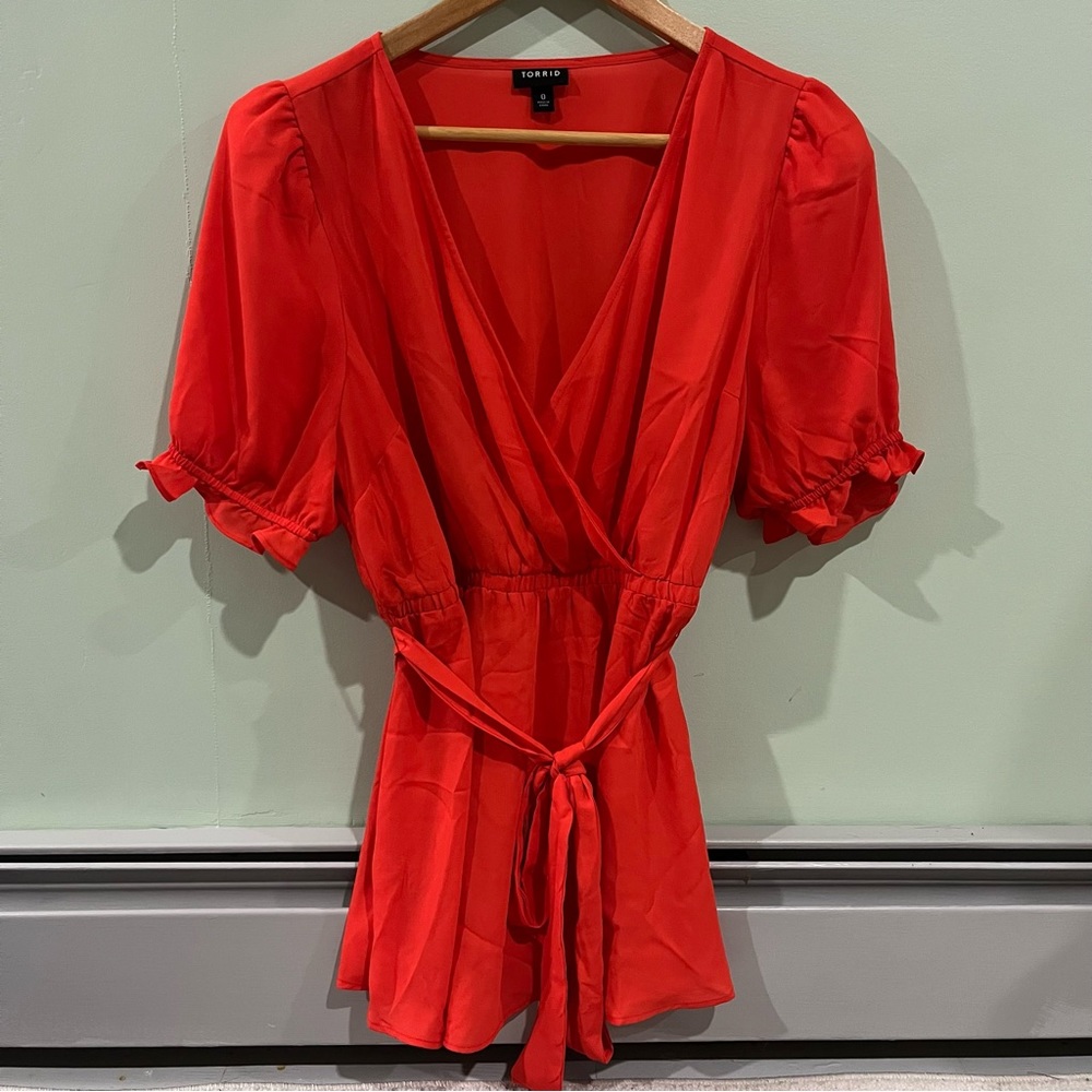 Torrid v neck blouse